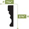 Ekena Millwork TMMH - 2 3/4"H x 11/16"D x 144"L Casing Flexible Moulding CASFTMMHX144 - alternate 2